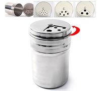 Seasoning Shaker, Stainless Steel Dredge Salt Sugar Spice Pepper Seasoning Can
