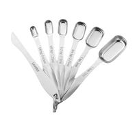 Seasoning Spoon with Scale Measuring Set Stainless Steel Spice Kitchen Gadgets A