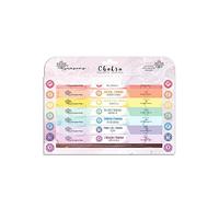 Seasons 7 Chakra Balancing Incense Sticks and Holder for Cleansing, Meditation, Sleep, Relaxation and Aromatherapy- 140 Incense Sticks (20 Sticks/Pack x 7 variations)