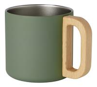 Seasons Bjorn Plain Stainless Steel 360ml Mug in Bright Green Seasons Bright Green