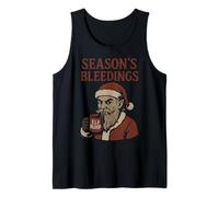 Seasons Bleedings Merry Emo Christmas Sad Gothic Christmas Tank Top