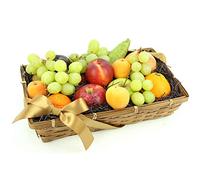 Season's Choice Fruit Basket - Fruit Gift Baskets and Gift Hampers with Next Day UK delivery with Personal Message attached