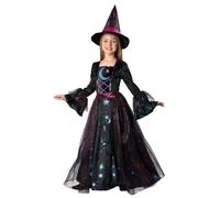 Seasons Girls Light Up Deluxe Moonlight Witch Costume (M(8-10))