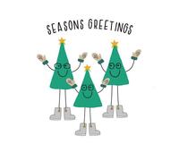 Seasons Greetings Sweatshirt - White - XXL - White