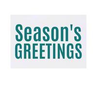 'Season's Greetings' Temporary Tattoo - Water Resistant, Skin-Safe, Non-Toxic Transfer (TO00080385)