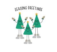 Seasons Greetings Women's T-Shirt - White - S - White