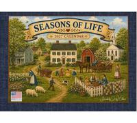 Seasons Of Home Folk Art 2027 Monthly Wall Calendar 12 Month