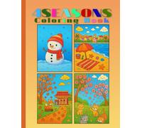 Seasons of Japan - Cute Coloring Book for Relaxation (Spring, Summer, Autumn, Winter): Japanese Kawaii Seasons Coloring Book for Kids and Adults
