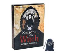 Seasons of the Witch: Samhain Oracle Cards,with bag,Firend Game,Fortune Telling Toys