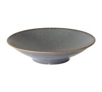 Seasons Range of Rustic Inspired Fine Dining/Casual Tableware by Porcelite (Pack of 6) Storm Grey Footed Bowl 26cm (10.25")
