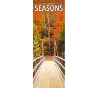 Seasons Slim 2026 Calendar | Slimline Wall Calendar | Travel & Nature Gift | Plastic Free Packaging | by Avonside Publishing