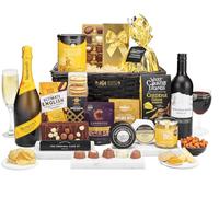 Season's Sparkle Hamper - Christmas Mulled Wine Gift Set with Prosecco - Prosecco, Cheddar, Brie, Shortbread, Chocolates - Christmas Food & Wine Gift Basket for Women & Men