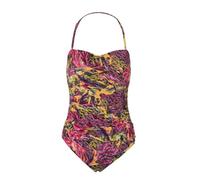 Seaspray Aruba Gathered Side Bandeau Swimsuit One Piece Swimming Costume- (Tall Size 18, Plum)