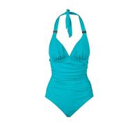 Seaspray Audrey Double Draped Swimsuit One Piece Swimming Costume- (Tall Size 20, Aqua)