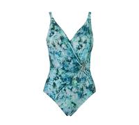 Seaspray Santorini Mock Wrap Swimsuit One Piece Swimming Costume- (Tall Size 14, Blue)