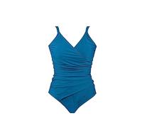 Seaspray Women's Chloe Jade Mock Wrap Swimsuit One Piece Beach Swimming Costume(Size 10, Jade Green)