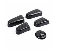 Seat Adjuster Switch For Hyundai For Tucson 2015 2016 2017 2018 2019 Seat Adjustment Switch Knob Button Control Covers Trim Garnish Molding(Carbon fiber)