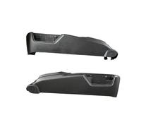 Seat Adjuster Switch For Volvo XC90 XC70 V70 S80 S60 Front Left Driver Side Seat Switch Panel Trim Cover Bezel Sand 39802020 39802016(Black FLR 2Pcs)