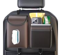 Seat Back Car Organizer,Car Trash Can Seat Backrest,Tissue Storage Container for Car Backseat | Portable Car Trash Can