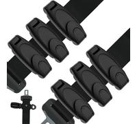 Seat Belt Adjuster, Seat Belt Clip, 6 Pack Universal Car Seatbelt Clips for Safety and Comfort, 88x35x22mm Size for Women and Kids, Ideal for Long Drives and Emergency Braking Situations