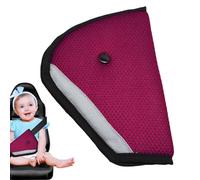Seat Belt Adjusters - Cotton Car Neck Positioner, Detachable Triangle Strap, Comfortable Pad | Perfect for Kids Seatbelt Support, Travel Safety, Auto Shoulder Comfort, Relief, Fatigue Prevention