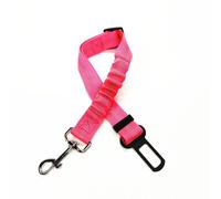 Seat Belt Dog Car Harness UK,Adjustable Elastic Bungee, Strong Durable Dog Car Harness - 360 Degree Swivel Attach Won't Twist, Reflective, Easy to Use (PINK)