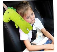 Seat Belt Pillow for Kids, Cartoon Dinosaur Kids Seatbelt Cushion, Adjustable Soft Comfortable Car Seat Strap Pads for Left Seatbelt, Head Supports