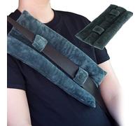 Seat Belt Pillow for Mastectomy Post-Surgery, Hysterectomy Pillow,Heart Surgery Recovery Support Cushion Pad for Chest Chemo Port Pacemaker Bypass Hysterectomy Recovery Gifts for Women (Gray)