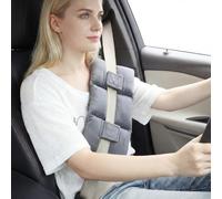Seat Belt Surgery Pillow For Mastectomy Hysterectomy, Gray