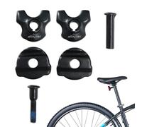 Seat Clamp - Compact Lightweight Aluminum Alloy Construction Construction | Bicycle Saddle Rail Adapter Clip 7x9mm Round Oval Conversion Accessory 7x9mm 7x7mm Designed pe