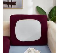 Seat Cover Covers Seater Couch Slipcover Elastic for Ideal for Living Room and Kitchen with Sofa and Seat Daily wear Tear prolonging The Life of Your Furniture (Wine Red)