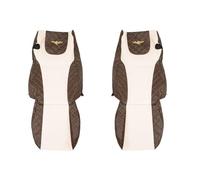 Seat Cover F-CORE FX07 BROWN/CHAMP for DAF XF 106 10.837 2012-