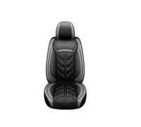 Seat Cover For Peugeot 208 Car Pu Leather Universal Style Full Coverage Seat Cover Auto Seat Covers(Black Gray 5 Seat G)