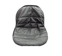 Seat Cover for Tractors and Riding Lawn Mowers with Dual Drink Pockets Side Tool Storage and Rear Multi Pocket Layout with Zippered Enclosure (Gray)