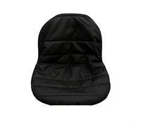 Seat Cover for Tractors and Riding Lawn Mowers with Dual Drink Pockets Side Tool Storage and Rear Multi Pocket Layout with Zippered Enclosure (Is black)