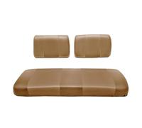 Seat Cover Replacement for Yamaha G-16/G-22 Golf Cart - Front Bench Seat - Premium Marine Vinyl - 5 Panel Stitching - Staple On Installation - Two-Tone Golf Cart Seat Covers (Tan)