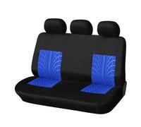 Seat Covers 1PCS For Duster 1 2010 2011 2012 2013 2014 2015 Car Seat Covers Set Universal Fit Most Car Covers With Tire Detail Seat Protectors(Blue back part)