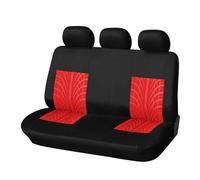 Seat Covers 1PCS For Duster 1 2010 2011 2012 2013 2014 2015 Car Seat Covers Set Universal Fit Most Car Covers With Tire Detail Seat Protectors(Red back part)