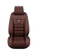 Seat Covers Auto Set Car Seat Covers PU Leather Single Front Split Bench Protector Universal Fit Most SUV Accessories Car Seat Cover(Brown-1PC)