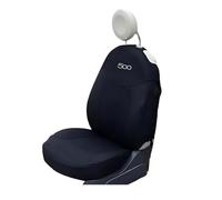 Seat Covers Compatible With Fiat 500 Complete Set (Black)