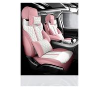 Seat Covers For Cars For Geely For Geometry C For Coolray | For Tugella For Atlas Pro For Monjaro For Emgrand Sport Custom Leather Car Seat Covers(PinkWhite)