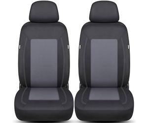 Seat Covers for Honda Jazz 2 GE 2008-15 in Black/Grey TF4