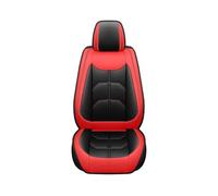 Seat Covers For JAGUAR All Car Models XF F-Pace E-pace I-Pace X-Type XE XJ XK Interior Accessories 1 PC PU Leather Universal Car Seat Cover Van Seat Covers(Black Red 1 Seat)