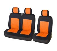 Seat Covers For Peugeot For Boxer For Expert Front Seat Covers For Truck Van Bus 2+1 Single And Double(3-Seater ORANGE)