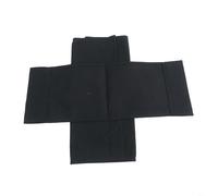 Seat Covers Kit for Director Chairs with Canvas Replacement Covers, Washable Polyester Fabric, Includes Accessories, Foldable and Easy to Detach (Black)