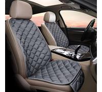 Seat Covers Set Car Seat Cover Front Fur Cushion Protector Pad Black Red Beige Grey Coffee Brown For Kadjar For F3 X45 Car Seat Covers Set(Red-Brown-Panel)