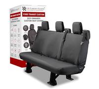 Seat Covers to fit the Ford Transit Custom 2023 Onwards | Waterproof, Heavy Duty, Seat Mounted Airbag Compatible, Durable, Easy to Fit | Tailored Rear Bench Seat Cover Set