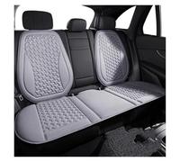 Seat Covers Universal Car Seat Cover Summer Breathable Ice Silk Auto Seat Protector Pads Chair Mat Car Seat Cushion Convex Design(Grey Rear Set)