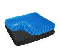 Seat Cushion, 1.8" Double Thick Cooling Egg Gel Seat Cushions for Long Sitting, Strong Support, Sciatica & Back Pain Relief, Breathable Cool Suitable as Office Chair, Car Seat, Wheelchair Cushion
