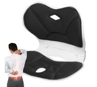 Seat Cushion For Chair | Backrest Cushion - Ergonomic Cushion Pad For Comfortable Seating Comfort When Driving, Working, Travel & Flying